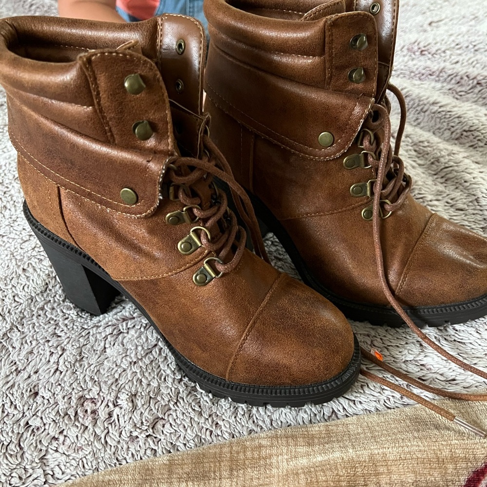 Torrid brown ankle boots